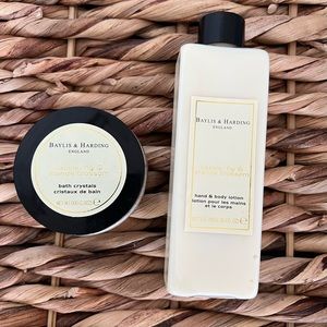 Baylis and Harding lotion and bath salts